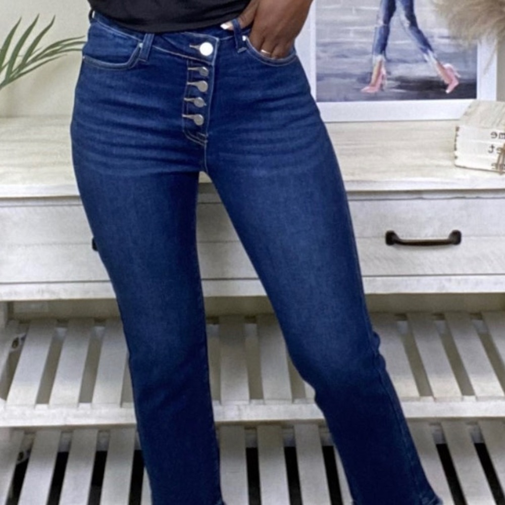 Risen Crossover High Rise Jeans